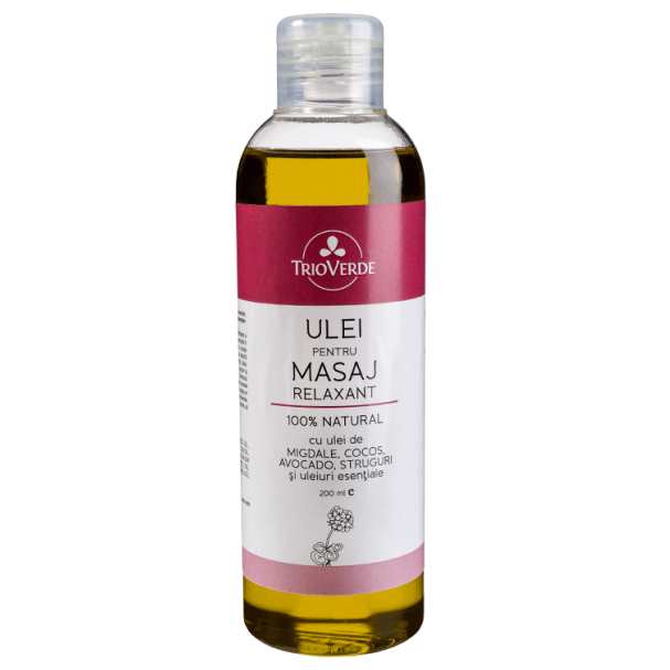 Ulei pentru masaj relaxant, 200 ml, Trio Verde