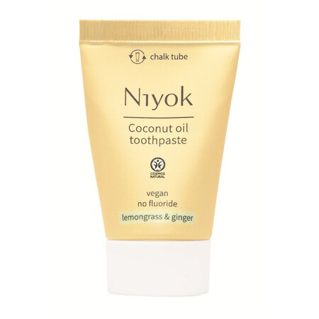 Pasta de dinti cu ulei de cocos, lemongrass si ghimbir, 20 ml, Niyok
