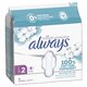 Absorbante din bumbac Ultra Cotton Protection, Marimea 2, 9 bucati, Always 743906