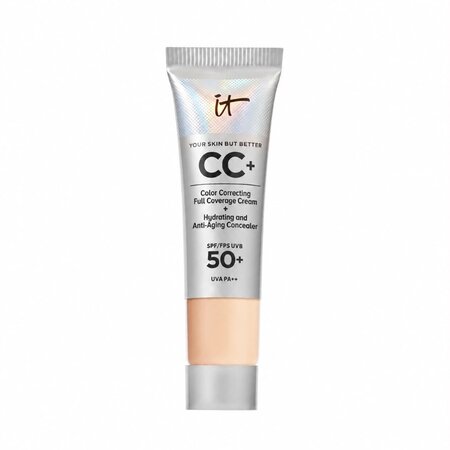 Crema colorata corectoare cu SPF50+ Global Light CC+ Full-Coverage, 12 ml, It Cosmetics