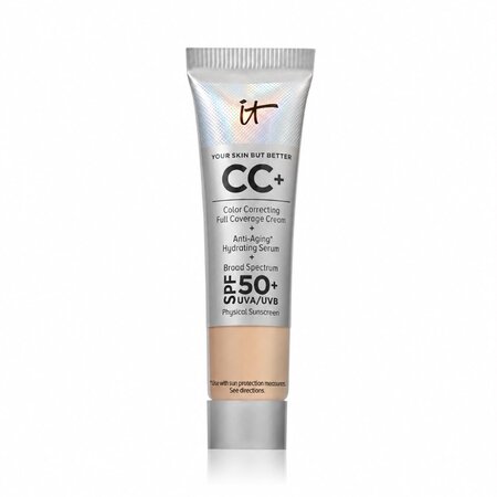 Crema colorata corectoare cu SPF50+ Global Light Medium CC+ Full-Coverage, 12 ml, It Cosmetics