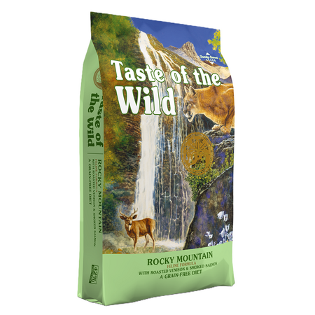 Hrana uscata cu pui, vanat si somon pentru pisici Rocky Mountain Feline, 2000 g, Taste Of The Wild