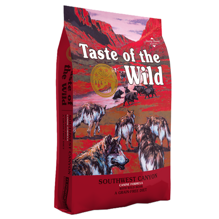 Hrana uscata cu vita, miel, mistret si peste pentru caini Southwest Canyon, 2000 g, Taste Of The Wild