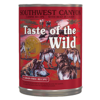 Hrana umeda cu vita si pui pentru caini Southwest Canyon, 390 g, Taste Of The Wild