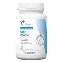 Supliment pentru sanatatea pielii si blanii la caini si pisici Skin & Coat, 50 capsule, VetExpert