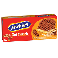 Biscuiti cu ovaz si grau acoperiti cu ciocolata cu lapte, 225 g, McVitie's