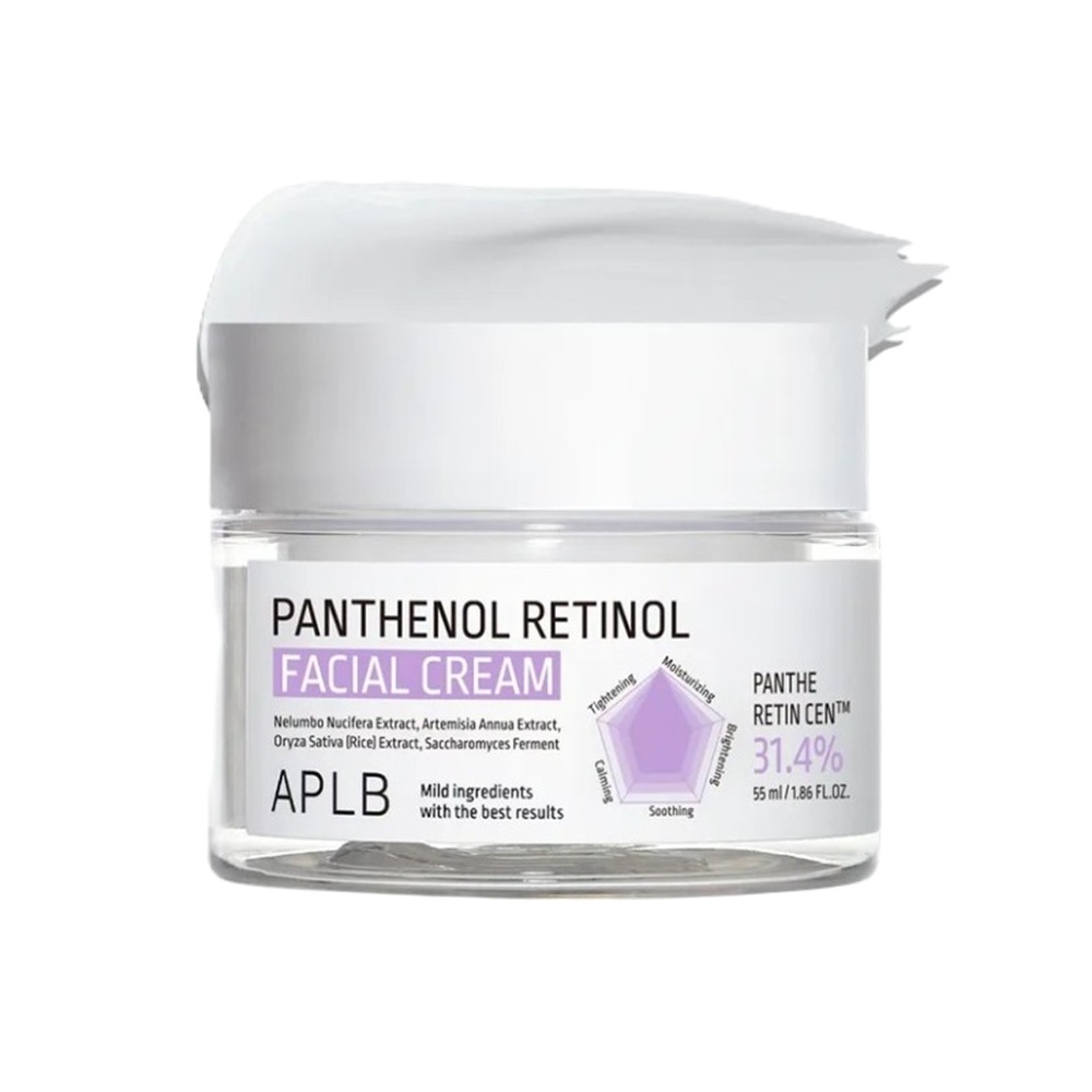 Crema de fata hidratanta Panthenol Retinol, 55 ml, Aplb