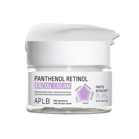 Crema de fata hidratanta Panthenol Retinol, 55 ml, Aplb