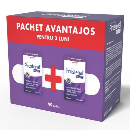 Pachet Prostenal Night, 60 + 30 tablete, Walmark 697988