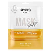 Masca tip servetel cu aur coloidal si ceramide Beauy, 23 ml, Kimoco
