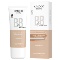 BB Cream cu protectie solara SPF 50 Nuanta Light Beige Beauty, 40 ml, Kimoco