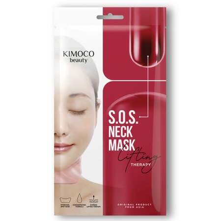 Masca hidrogel pentru gat SOS Lifting Therapy Beauty, 35 g, Kimoco