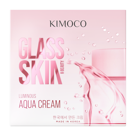 Crema hidratanta si iluminatoare pentru zi si nopate Glass Skin, 50 ml, Kimoco 744465
