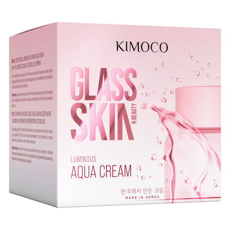 Crema hidratanta si iluminatoare pentru zi si nopate Glass Skin, 50 ml, Kimoco 744466