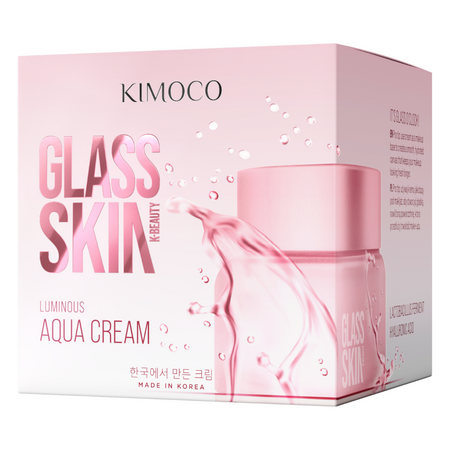 Crema hidratanta si iluminatoare pentru zi si nopate Glass Skin, 50 ml, Kimoco 744461