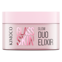 Crema si ser 2 in 1 hidratante si iluminatoare Glass Skin, 100 g, Kimoco