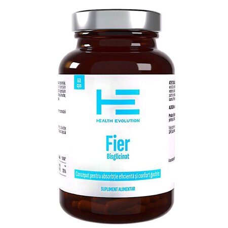 Fier Bisglicinat, 60 capsule, Health Evolution