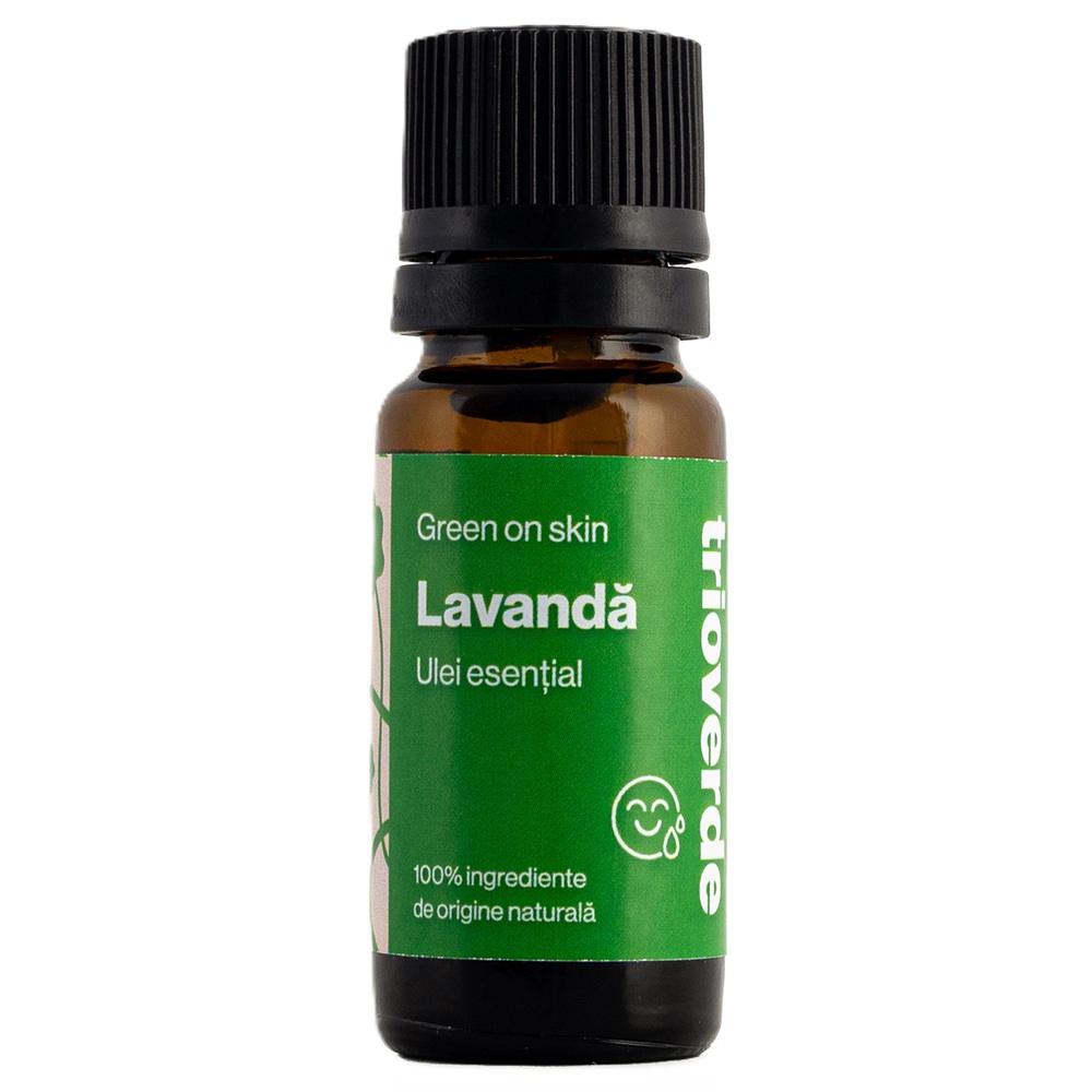 Ulei esential de Lavanda, 10 ml, Trio Verde