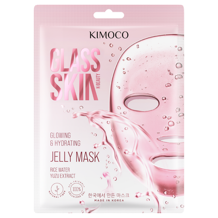 Masca gel hidratanta si iluminatoare Glass Skin, 23 ml, Kimoco