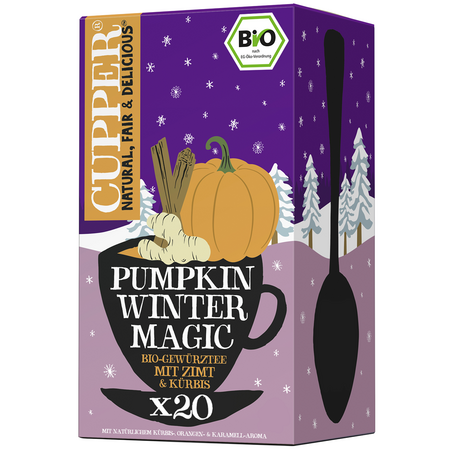 Ceai cu dovleac, scortisora si ghimbir Winter Pumpkin Magic, 40 g, Cupper 751919