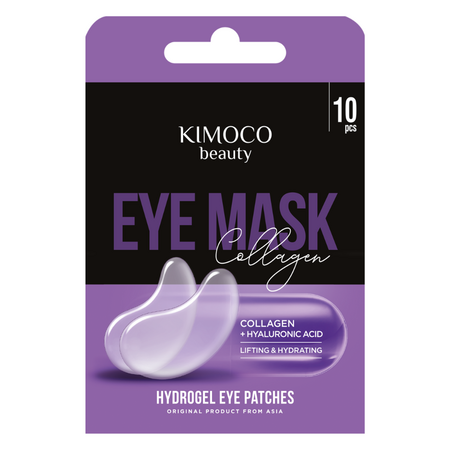 Plasturi din hidrogel cu colagen si acid hialuronic Beauty, 10 bucati, Kimoco