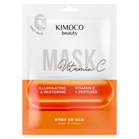 Masca tip servetel cu vitamina C si peptide Beauty, 23 ml, Kimoco