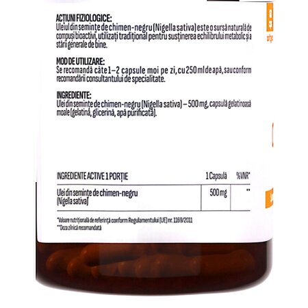 Chimen Negru, 60 capsule, Health Evolution 744624