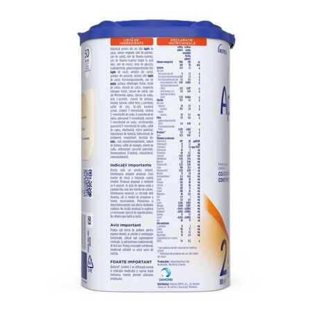 Lapte praf 6-12 luni Confort 2, 800 g, Aptamil 744627