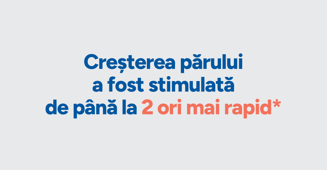 Cresterea parului a fost stimulata de pana la de 2 ori mai rapid