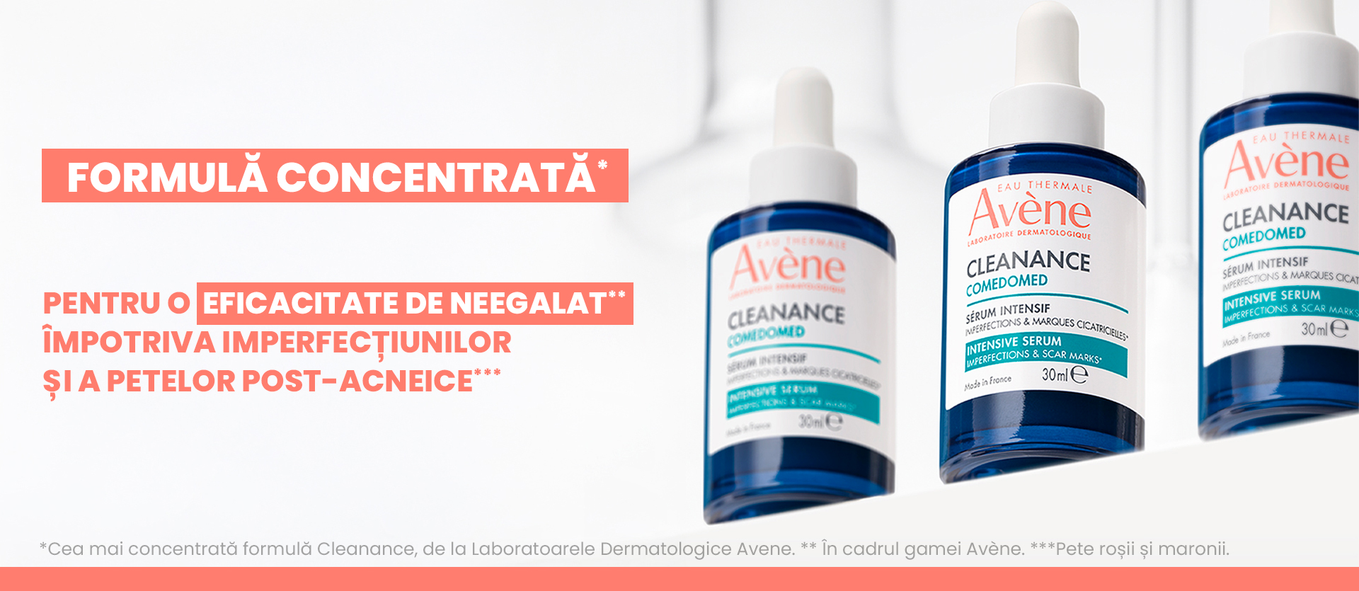 Cleanance Comedomed Ser Intensiv împotriva coșurilor și petelor post-acneice, 30ml