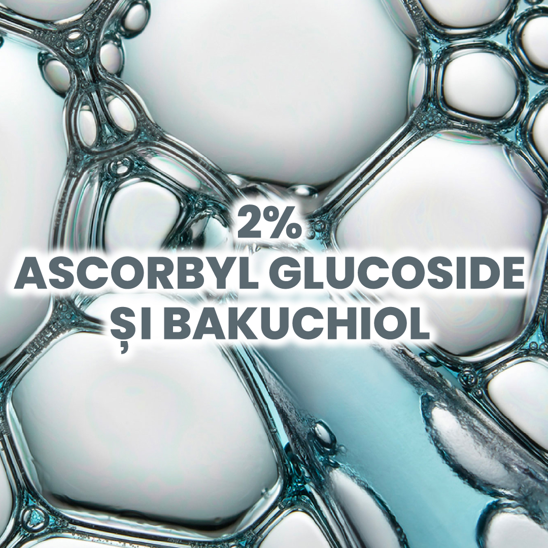 Ascorbil glucoside și bakuchiol