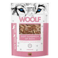 Recompense cu rata pentru caini Soft Sandwich of Duck, 100 g, Woolf