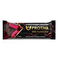 Baton proteic cu colagen si biotina, 55 g, Protiva