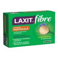 Laxit Fibre aroma de portocala, 10 plicuri, Fiterman Pharma