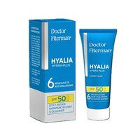 Crema de fata cu protectie solara SPF 50 Hydra Plus Hyalia, 50 ml, Doctor Fiterman