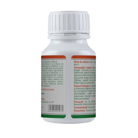 Turmeric Extract Forte, 120 capsule, Health Nutrition 745063