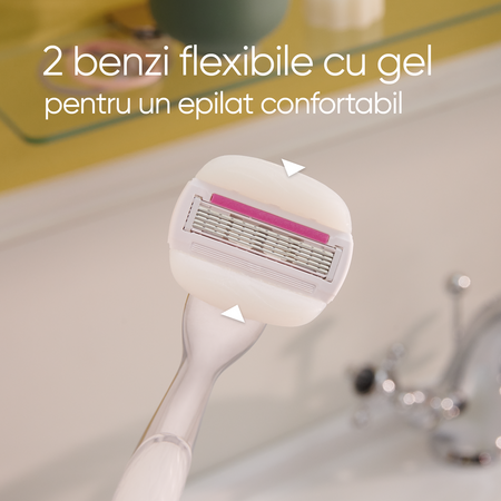 Rezerve pentru aparatul de ras pentru femei Venus Pro ComfortGlide Sugarberry, 3 bucati, Gillette 745077