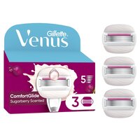 Rezerve pentru aparatul de ras pentru femei Venus Pro ComfortGlide Sugarberry, 3 bucati, Gillette