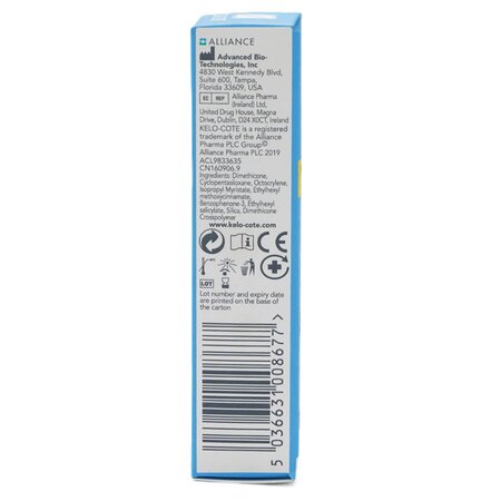 Gel pentru cicatrici UV, 15 g, Kelo Cote 745099
