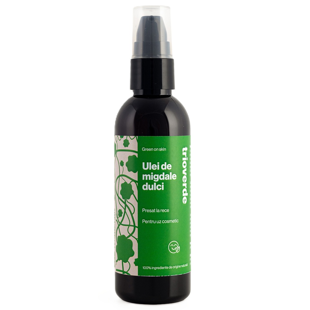 Ulei de migdale dulci virgin spray presat la rece, 100 ml, Trio Verde