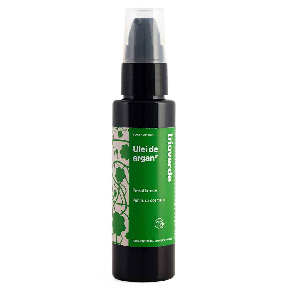 Ulei de argan virgin spray presat la rece, 50 ml, Trio Verde