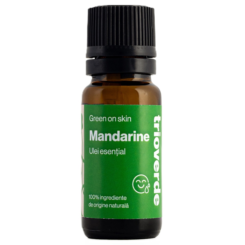Ulei esential de Mandarine, 10 ml, Trio Verde