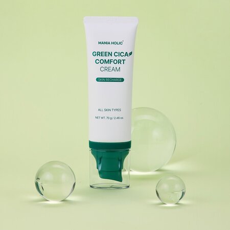 Crema de fata cu efect calmant, Green Cica Comfort, 70 g, Mania Holic 745360