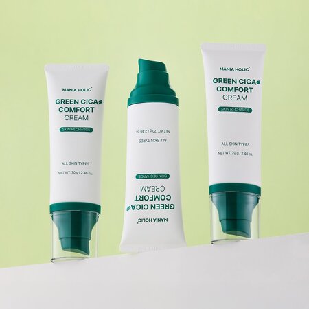 Crema de fata cu efect calmant, Green Cica Comfort, 70 g, Mania Holic 745362