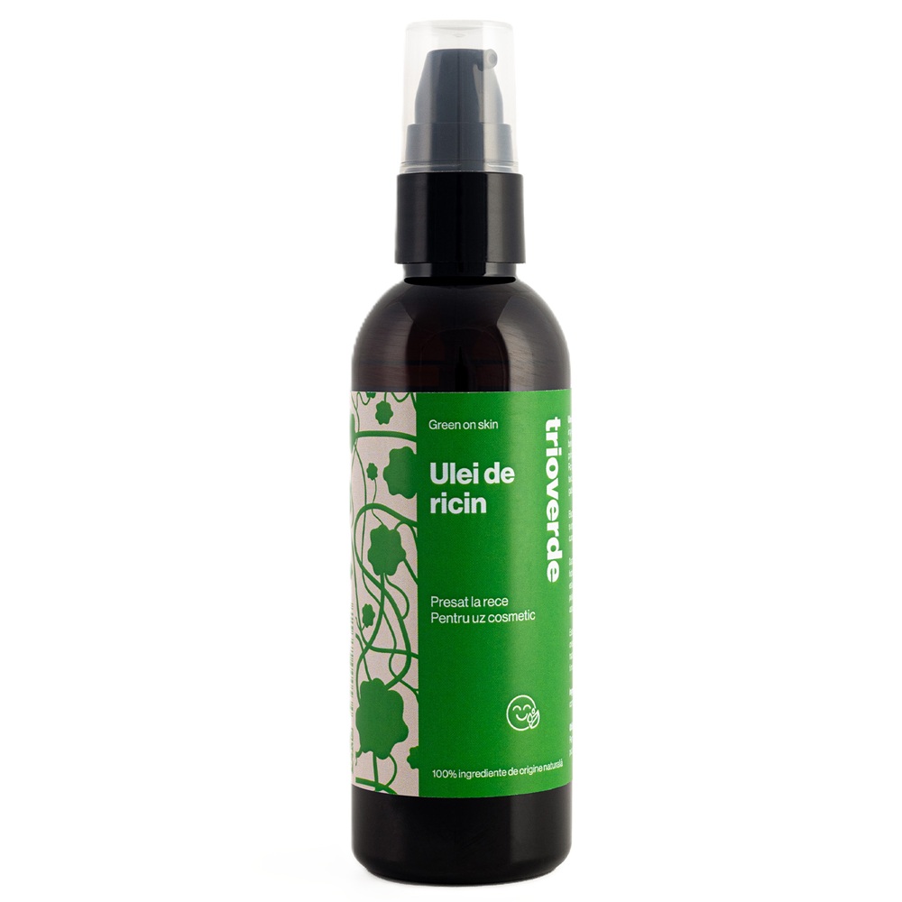 Ulei de ricin virgin spray presat la rece, 100 ml, Trio Verde