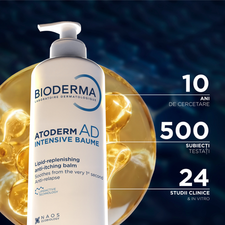 Balsam anti-mancarime pentru fata si corp Atoderm AD Intensive, 400 ml, Bioderma 745563