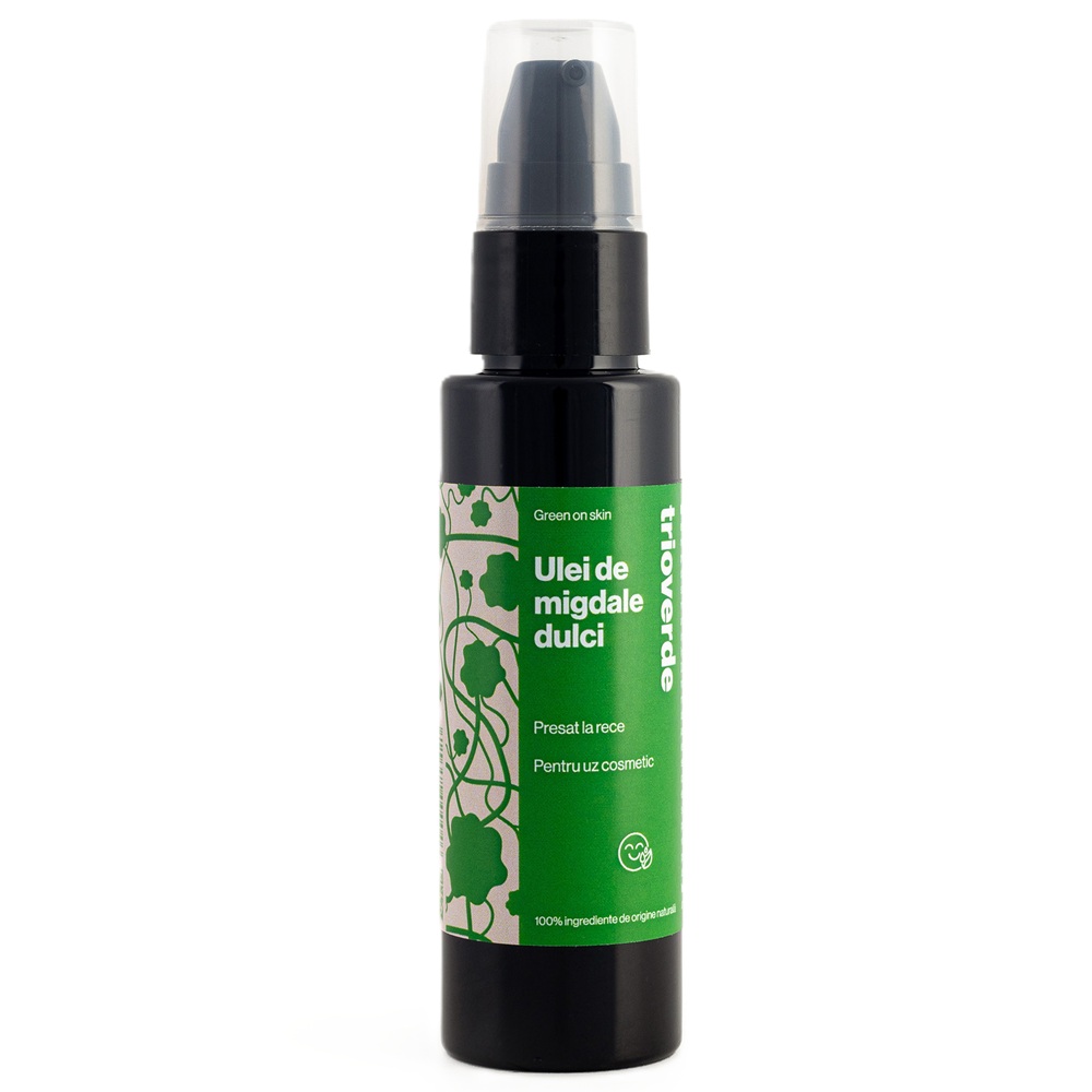 Ulei de migdale dulci virgin spray presat la rece, 50 ml, Trio Verde