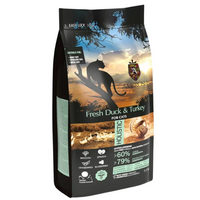 Hrana uscata cu rata si curcan pentru pisici, 1500 g, Ambrosia
