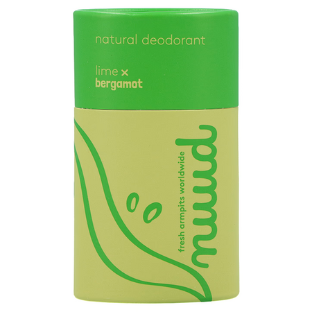 Deodorant natural stick cu lime si bergamota, fara saruri de aluminiu, 45g, Nuud