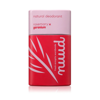Deodorant natural stick cu rozmarin si geranium, fara saruri de aluminiu, 45g, Nuud